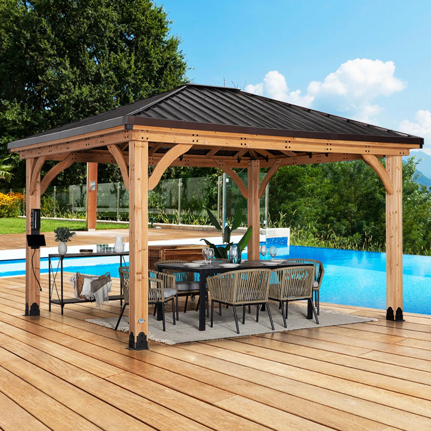 Backyard Discovery Barrington hardtop gazebo product image